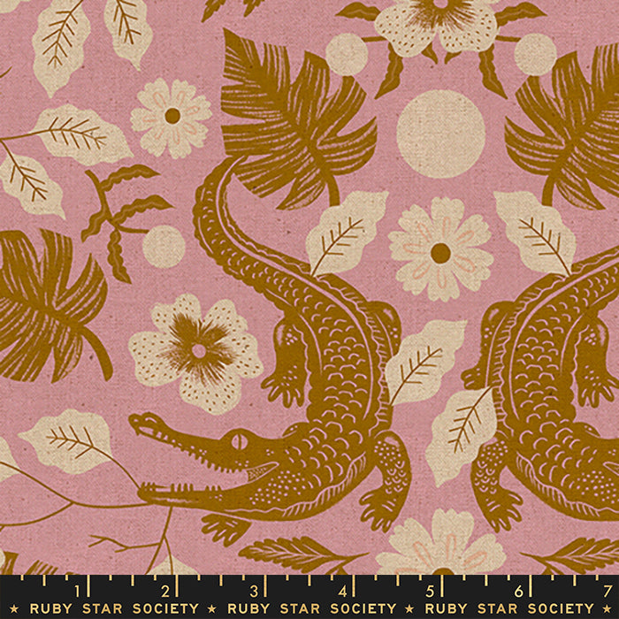 Florida vol.2 - Gator Damask CANVAS - Ruby Star Society