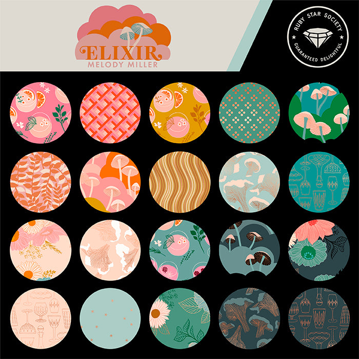 Elixir - Mini Charm Pack - Ruby Star Society