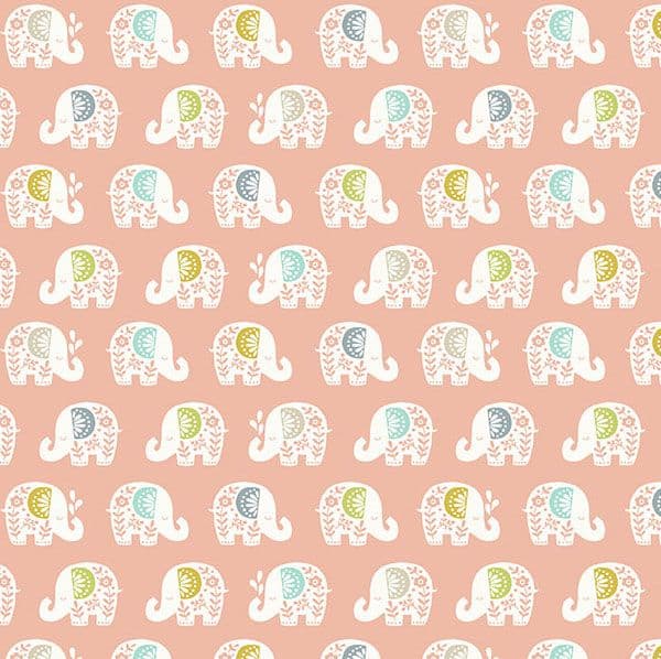 Baby Safari - Eléphants Pink - Makower