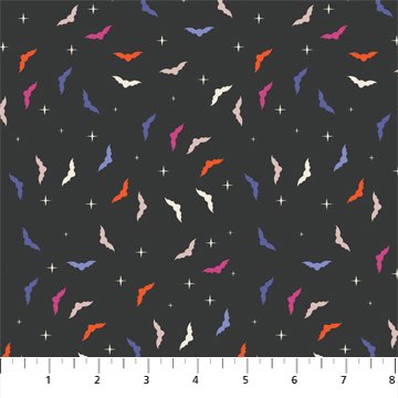 Ghost Town - Bats multico - Figo Fabrics