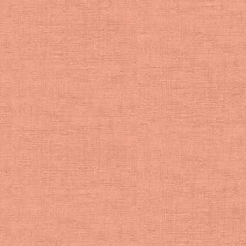 Linen Texture - Coral Pink - Makower