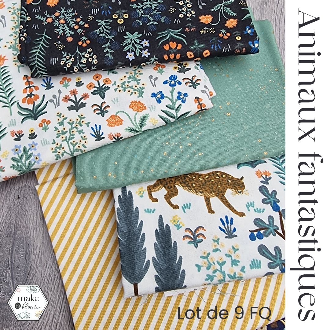 Assortiment de tissus - Animaux fantastiques