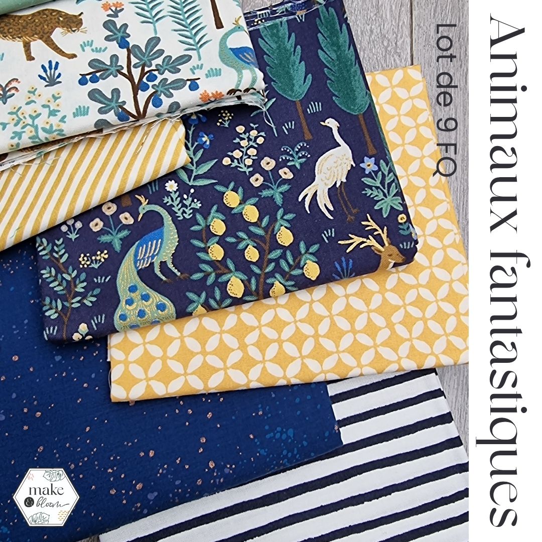 Assortiment de tissus - Animaux fantastiques