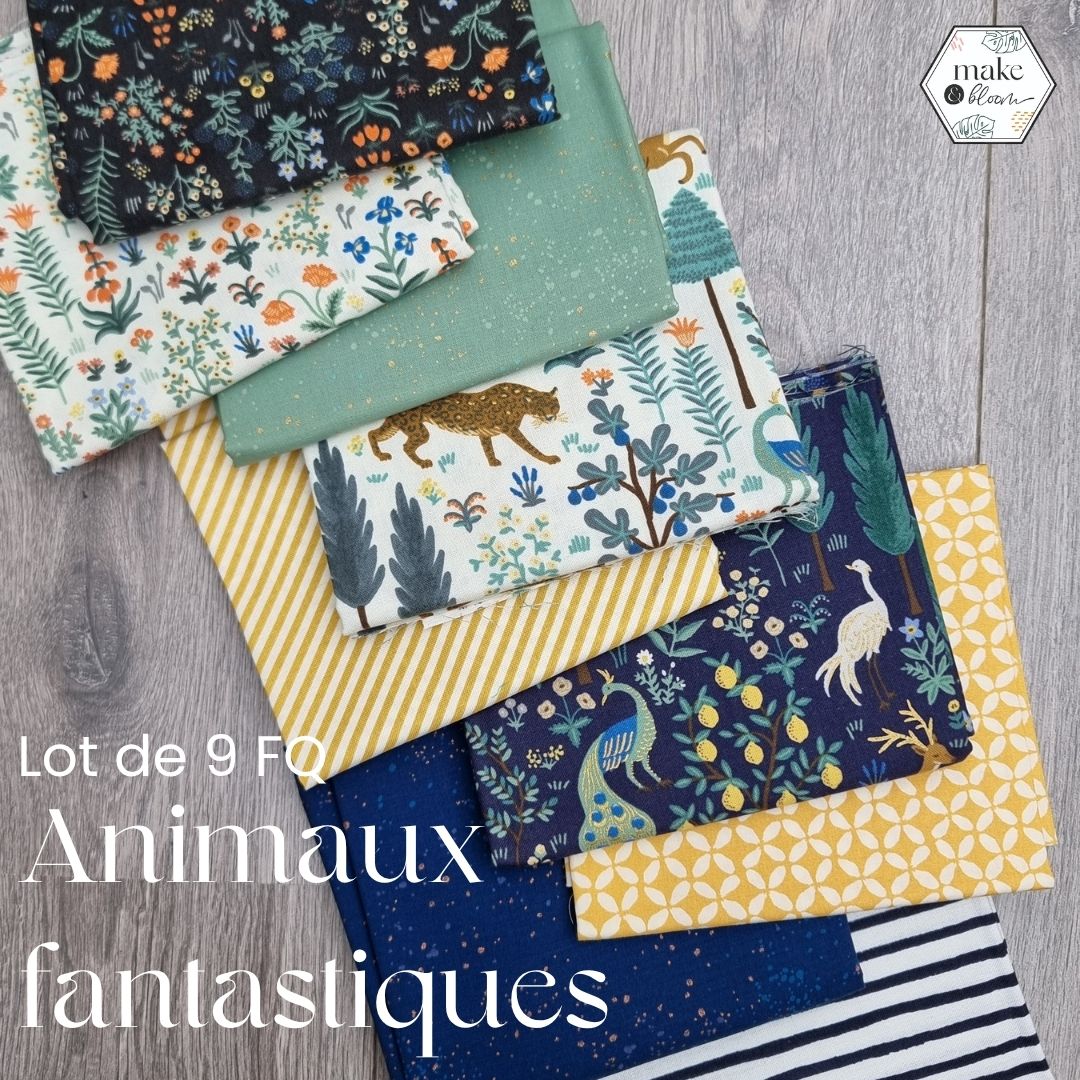 Assortiment de tissus - Animaux fantastiques