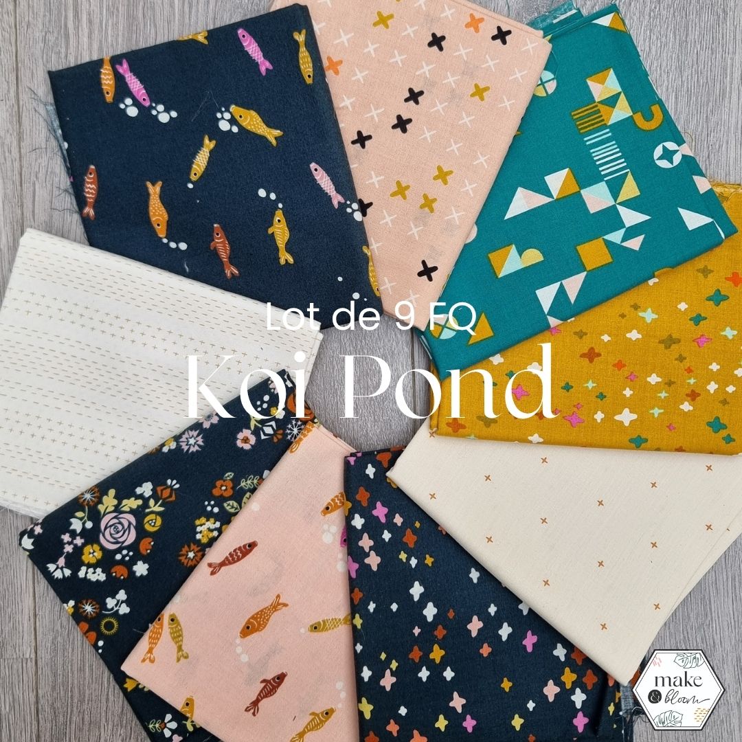 Assortiment de tissus - Koi Pond