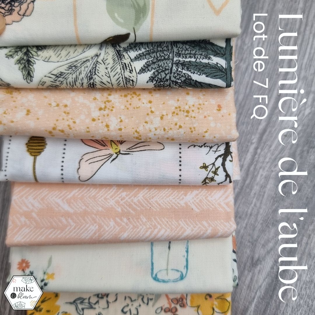 Assortiment de tissus - Lumière de l'aube