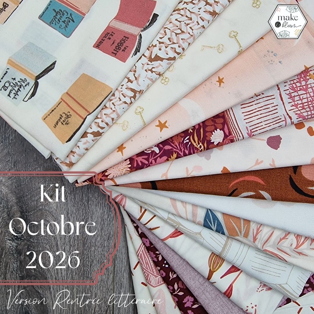 Lot de tissus Octobre 2026 - Rentrée littéraire