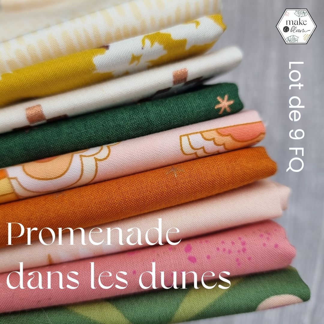 Assortiment de tissus - Promenade dans les Dunes
