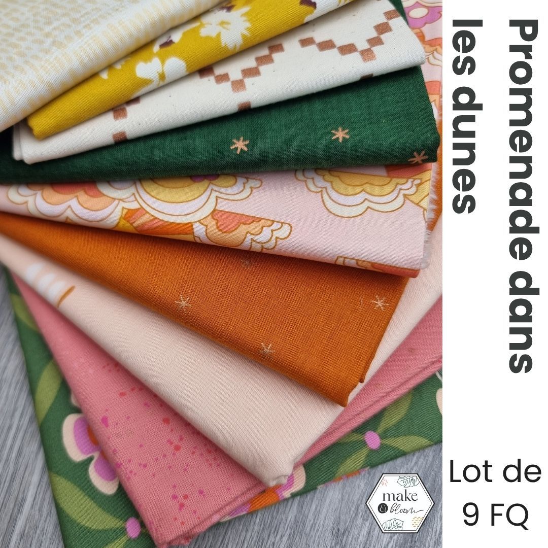 Assortiment de tissus - Promenade dans les Dunes