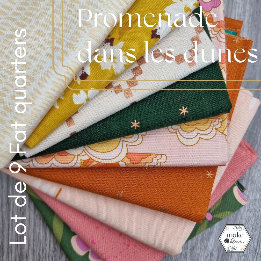Assortiment de tissus - Promenade dans les Dunes