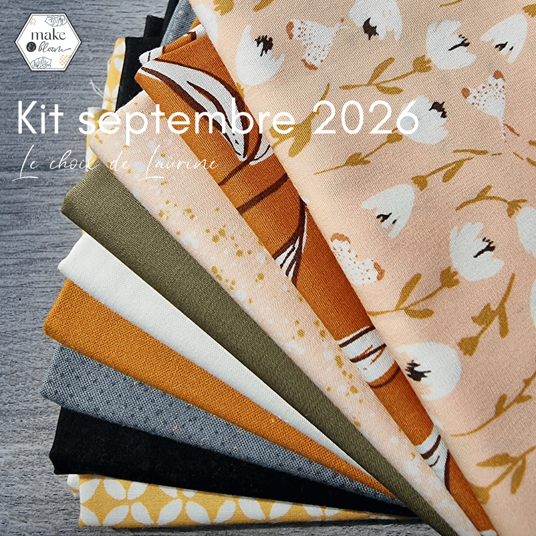 Assortiment de tissus - Lot FQ septembre 2026
