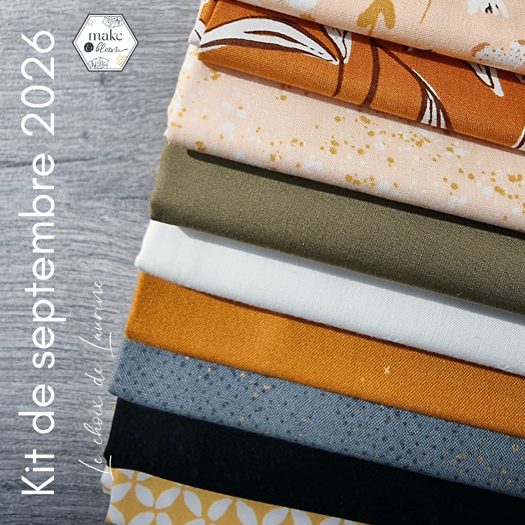 Assortiment de tissus - Lot FQ septembre 2026