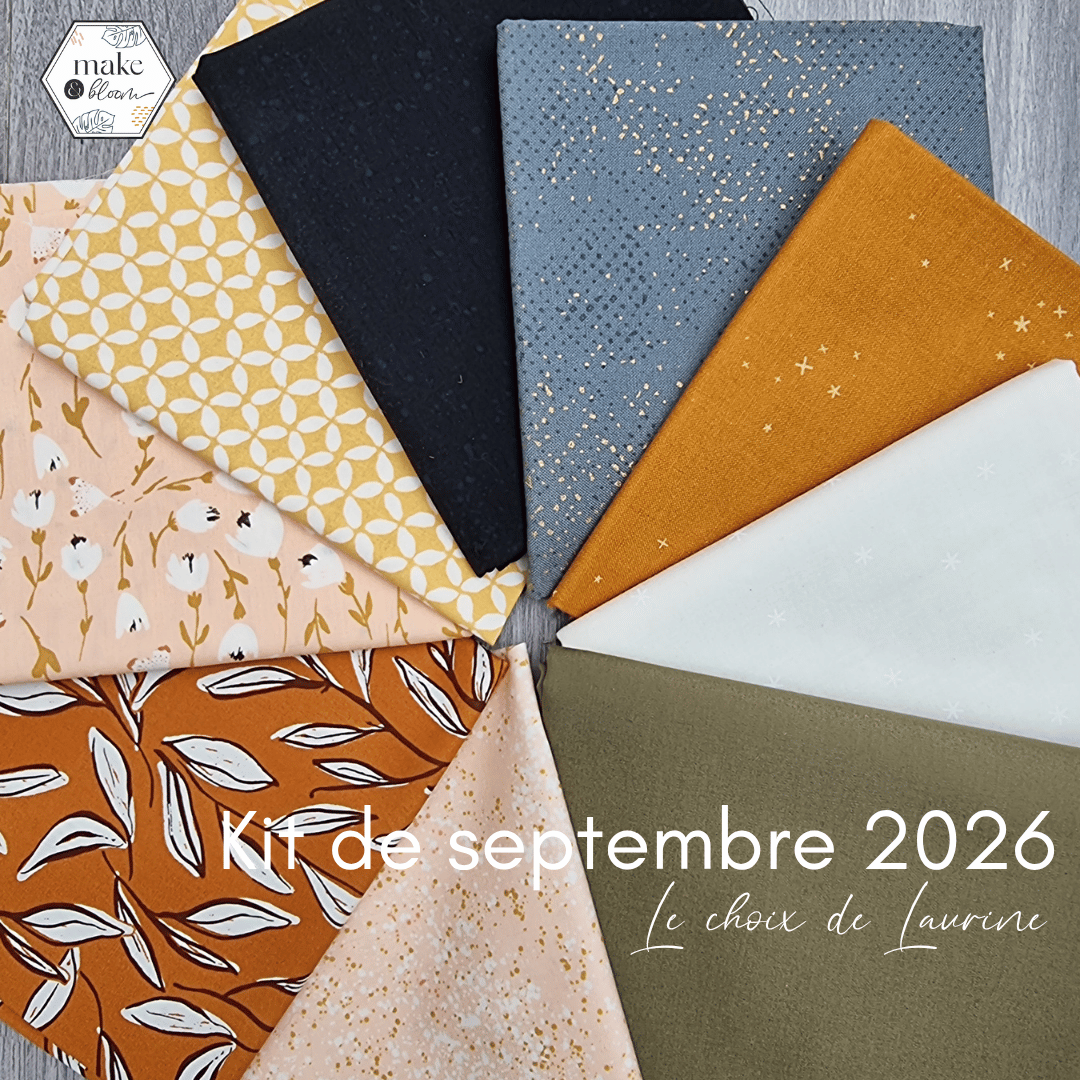 Assortiment de tissus - Lot FQ septembre 2026