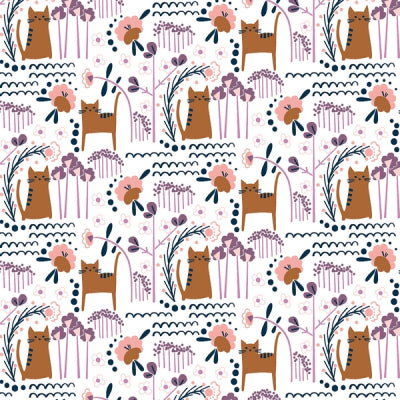 Glory - Elsies Cat Sunset - Cotton + Steel