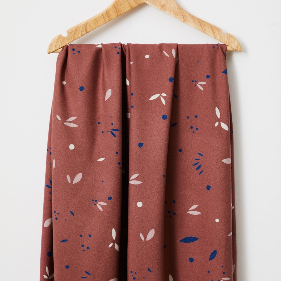 Petals Rosewood - Crêpe de viscose - Mind the Maker