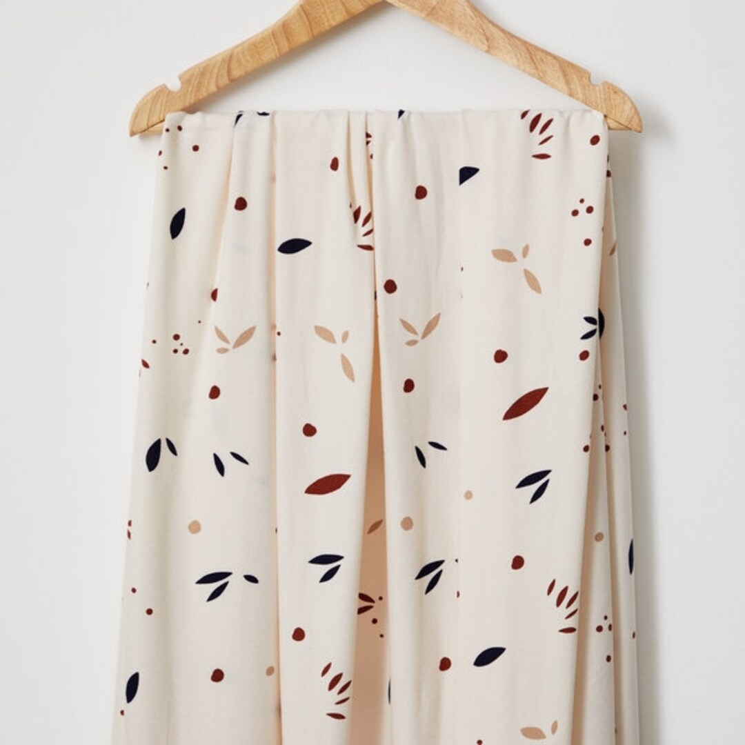 Petals Creamy White - Crêpe de viscose - Mind the Maker