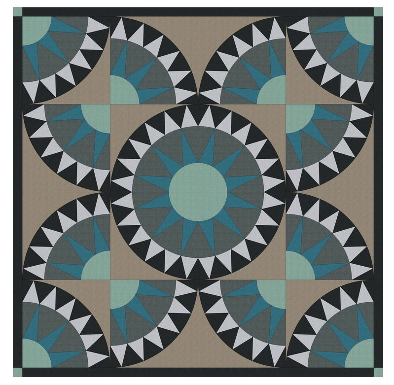 New York Beauty - Panneau Foundation Paper Piecing