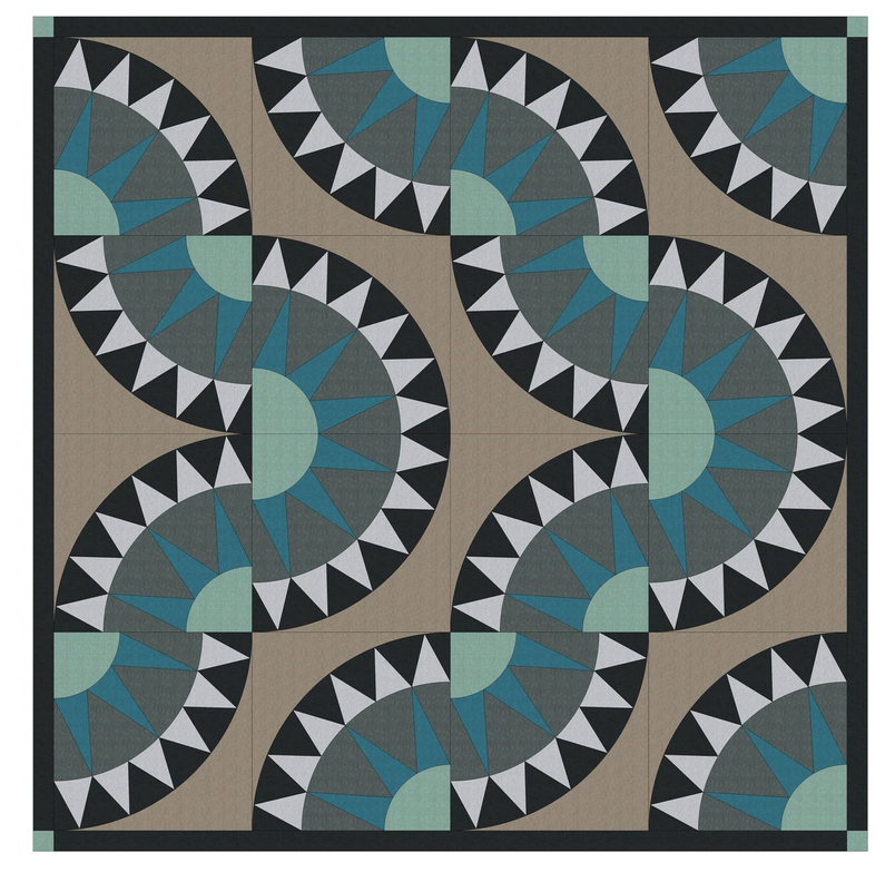 New York Beauty - Panneau Foundation Paper Piecing