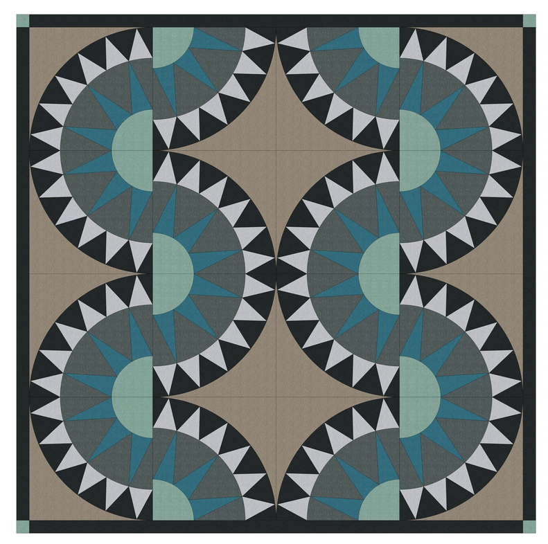 New York Beauty - Panneau Foundation Paper Piecing
