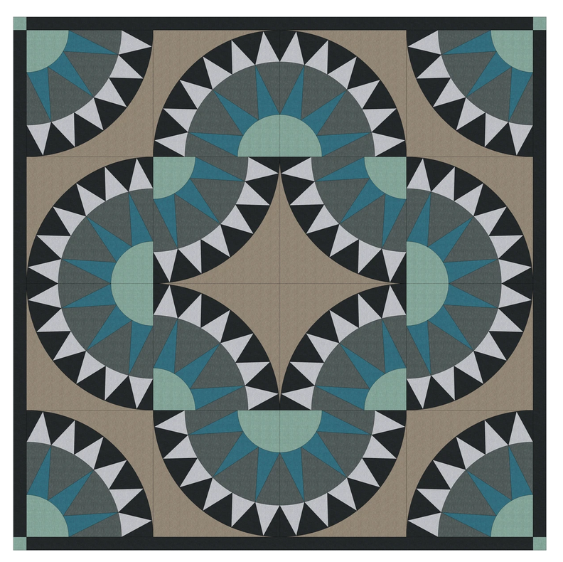 New York Beauty - Panneau Foundation Paper Piecing