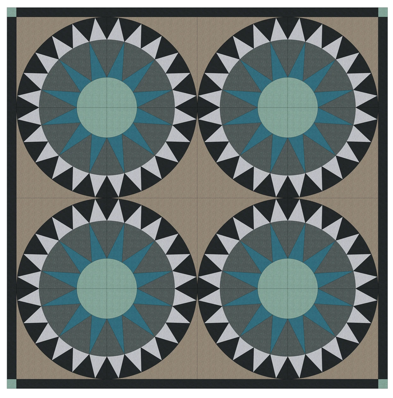 New York Beauty - Panneau Foundation Paper Piecing