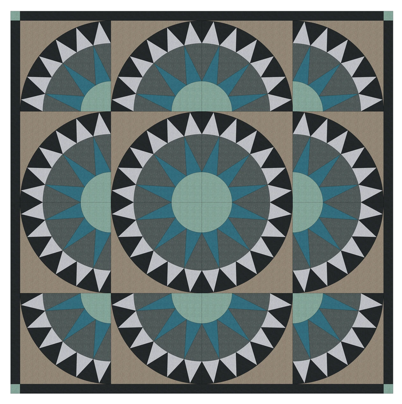 New York Beauty - Panneau Foundation Paper Piecing