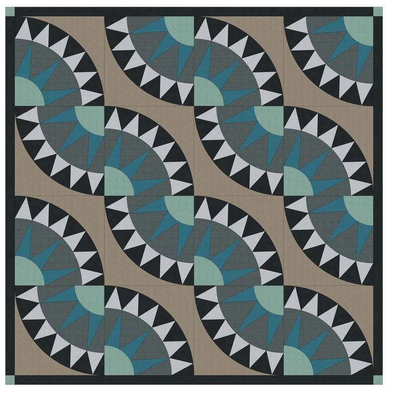 New York Beauty - Panneau Foundation Paper Piecing