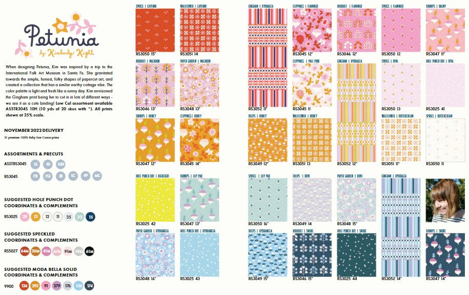 Petunia - Mini Charm Pack - Ruby Star Society