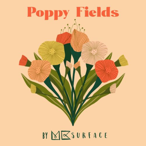 Poppy Fields - Poppy Dots - Cloud 9