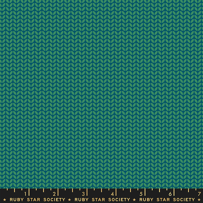 Purl - Knit Teal - Ruby Star Society
