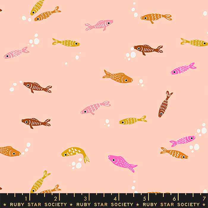 Koi Pond - Fishes Peach - Ruby Star Society