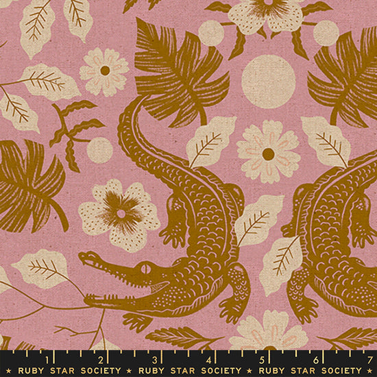 Florida vol.2 - Gator Damask CANVAS - Ruby Star Society