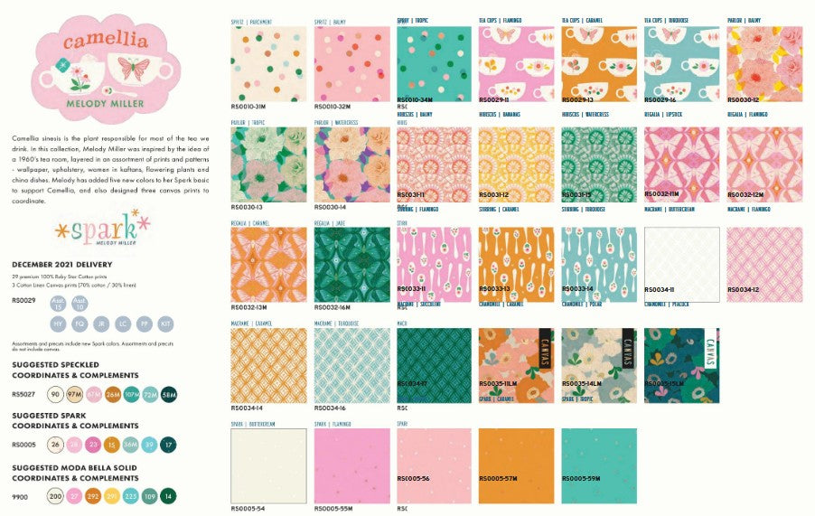 Camellia - Spritz Parchment - Ruby Star Society