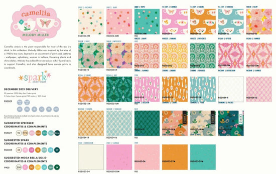 Camellia - Spritz Parchment - Ruby Star Society