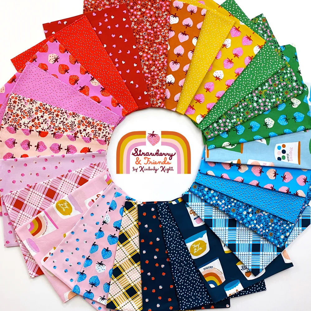 Strawberry and Friends - Clothesline Peach Cream - Ruby Star Society