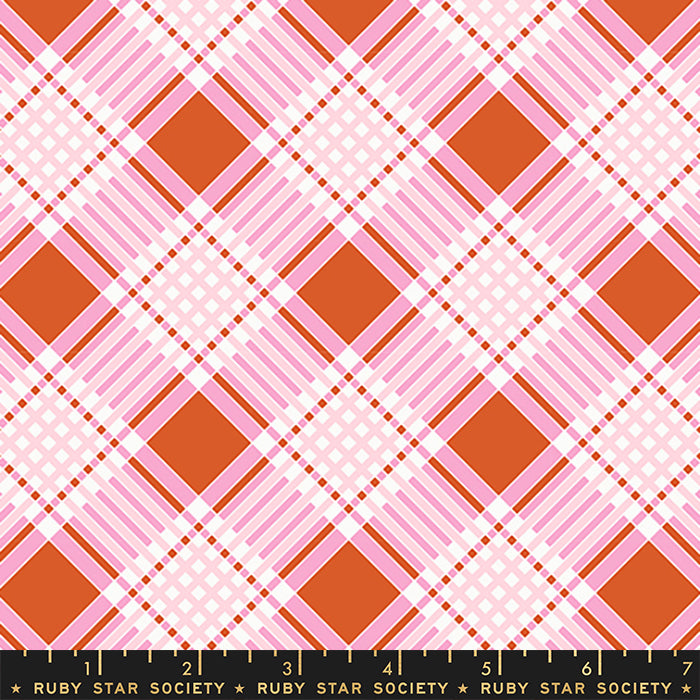 Strawberry and Friends - Plaid Pecan - Ruby Star Society