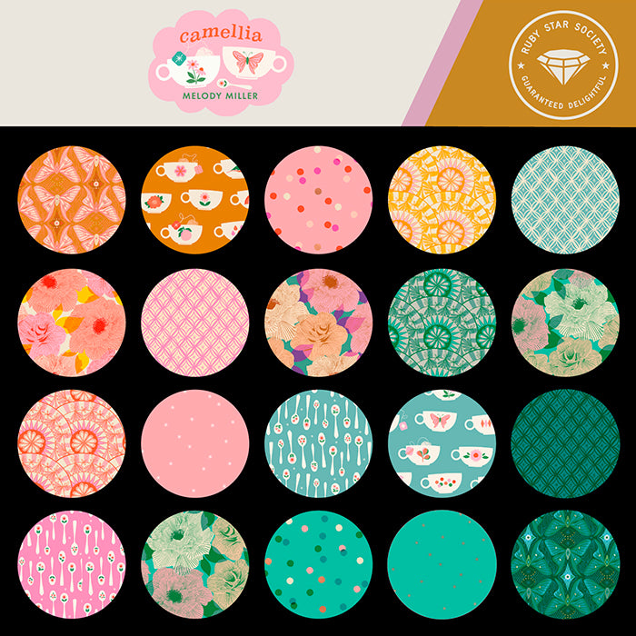 Camellia - Lot FQ - Ruby Star Society