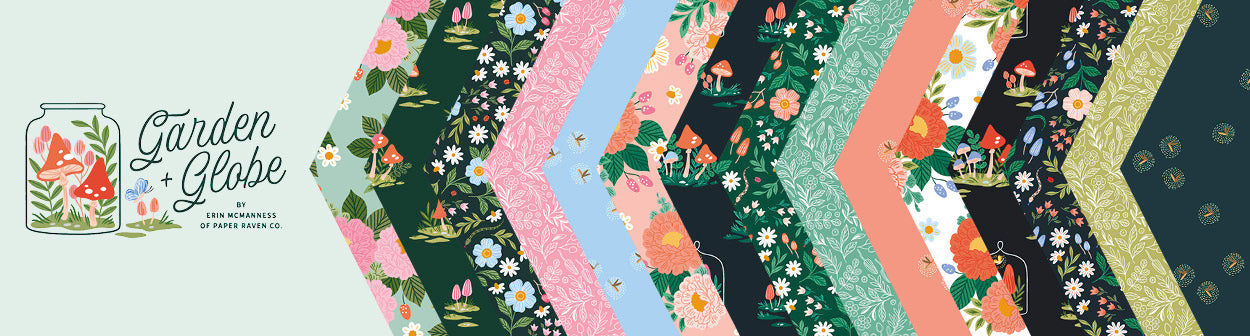Garden + Globe - Floral Toss Springtime - Cotton + Steel