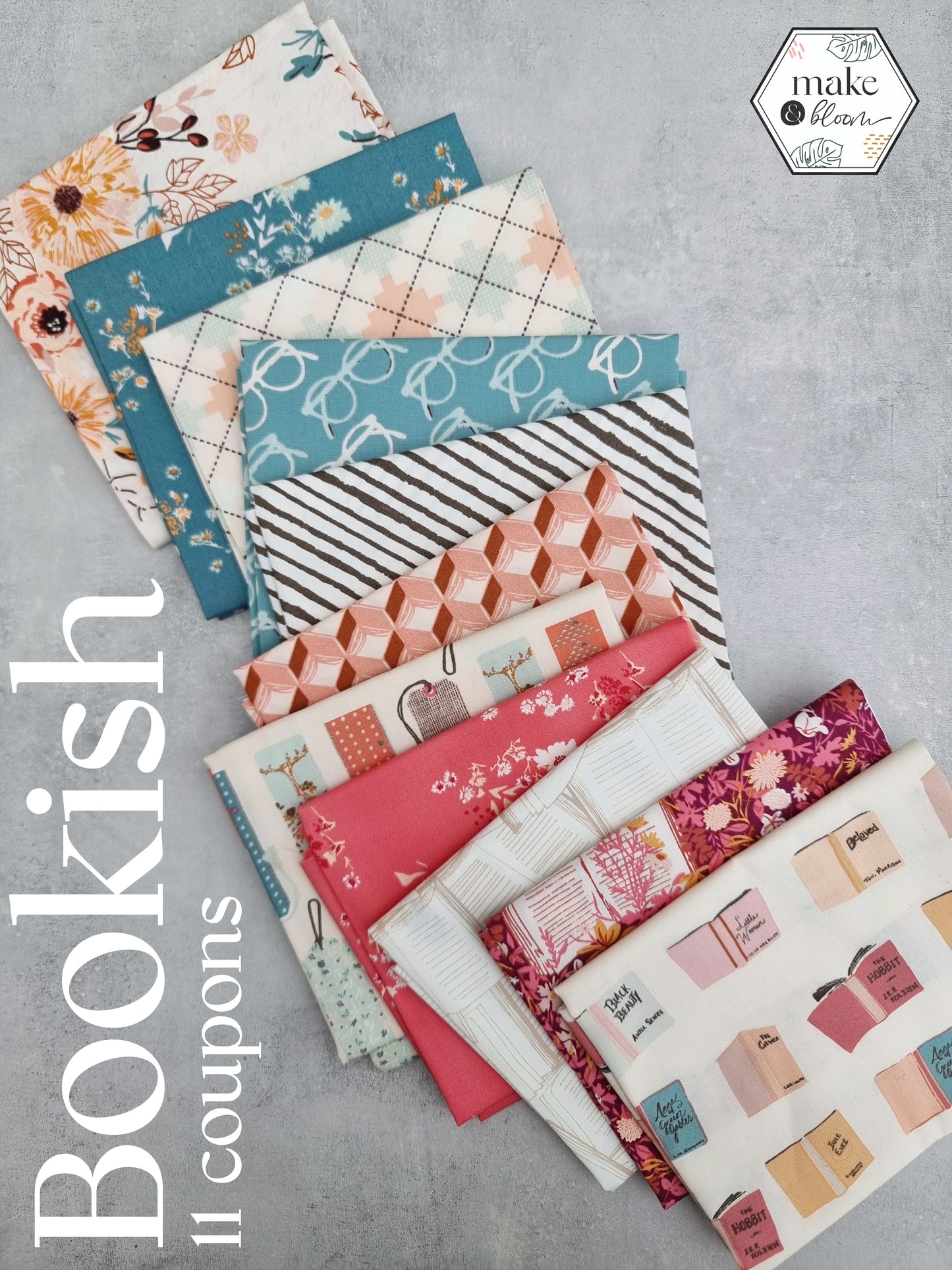 Assortiment de tissus - Bookish