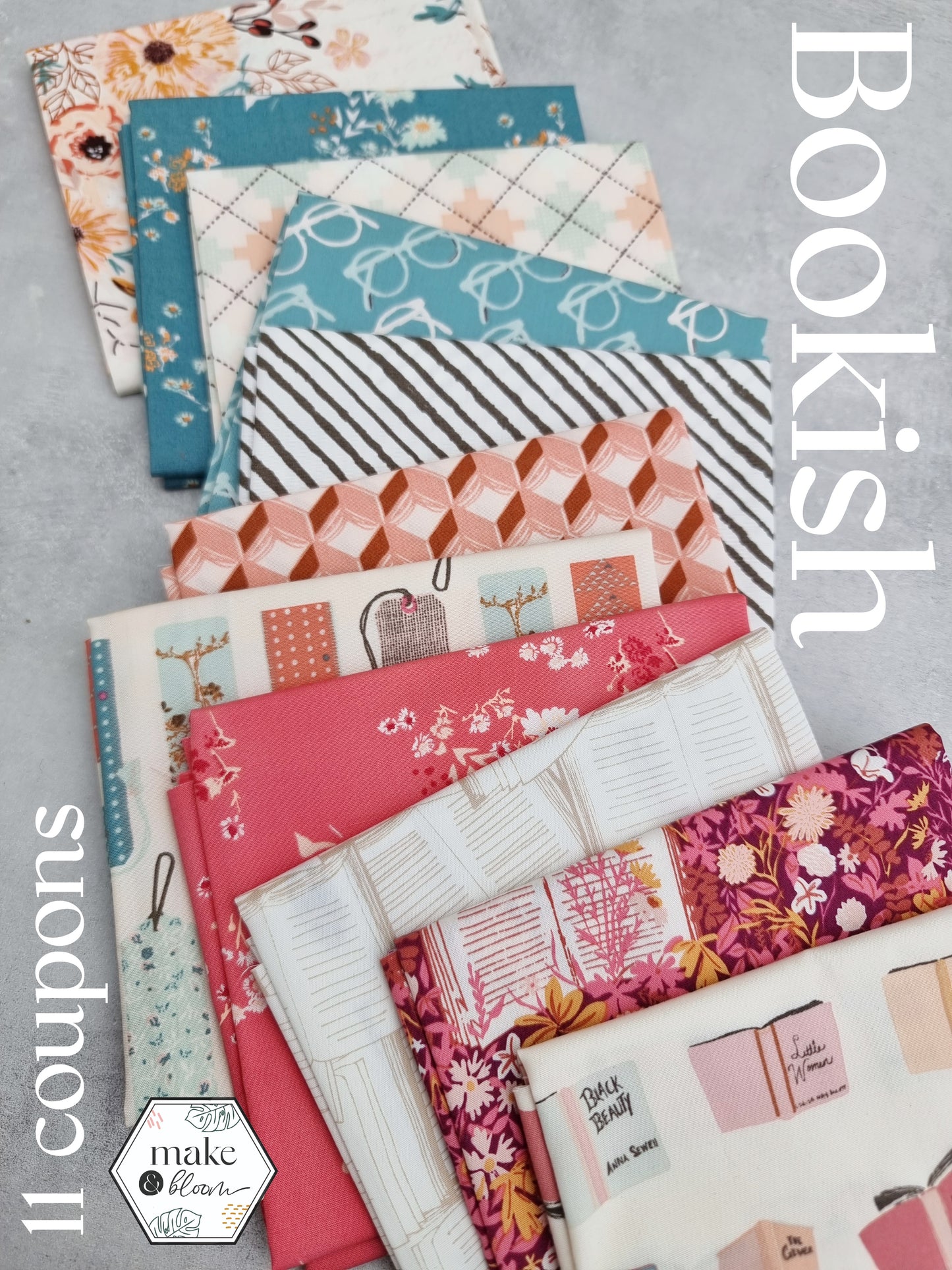 Assortiment de tissus - Bookish